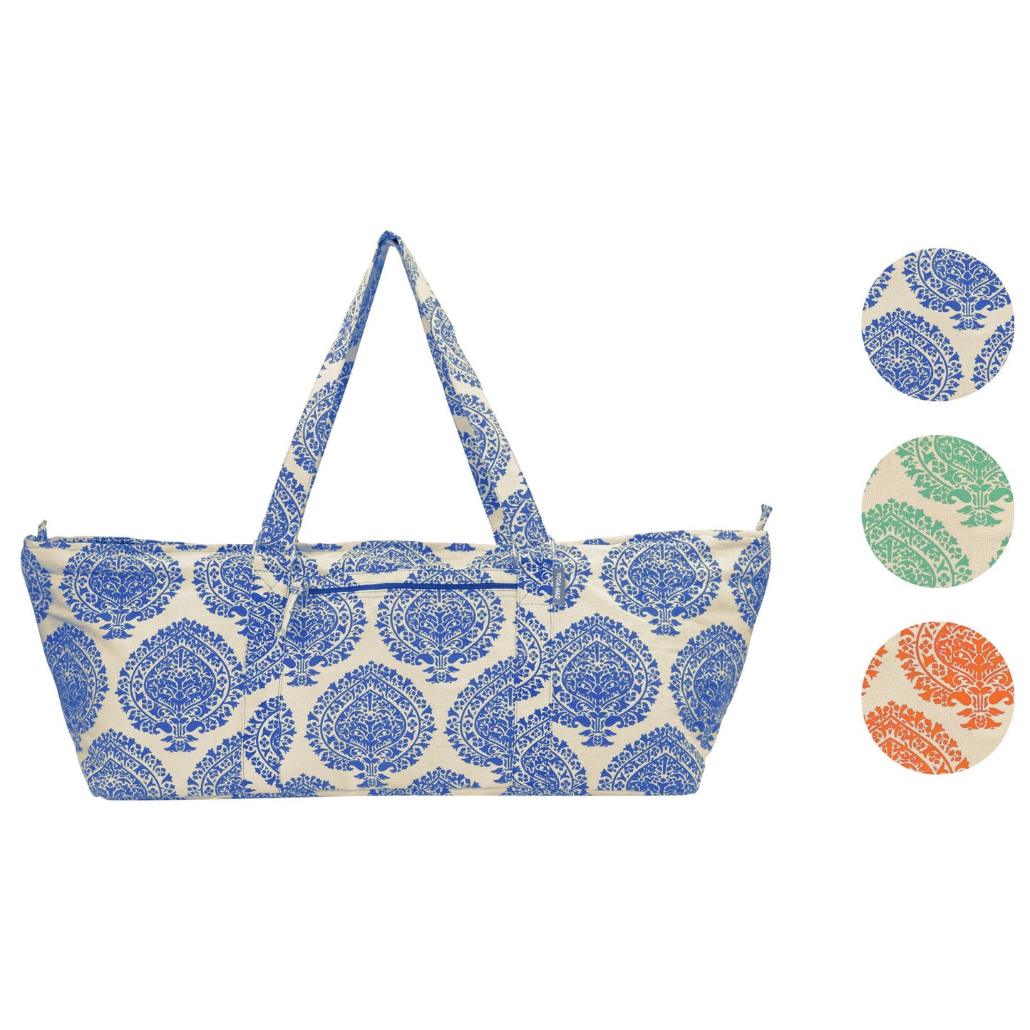 Yoga Mad Palmette Leaf Yoga Kit Bag Various Colours - Studio Accessories