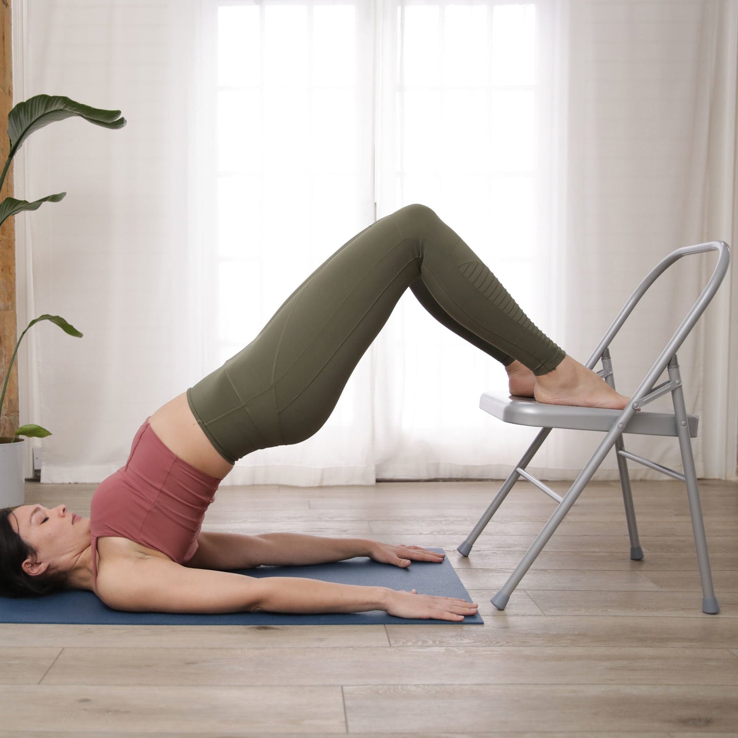Yoga Mad Reinforced Folding Yoga Chair - Studio Accessories