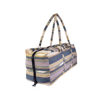 Yoga Mad Striped Powerloom Yoga Kit Bag Blue - Pink
