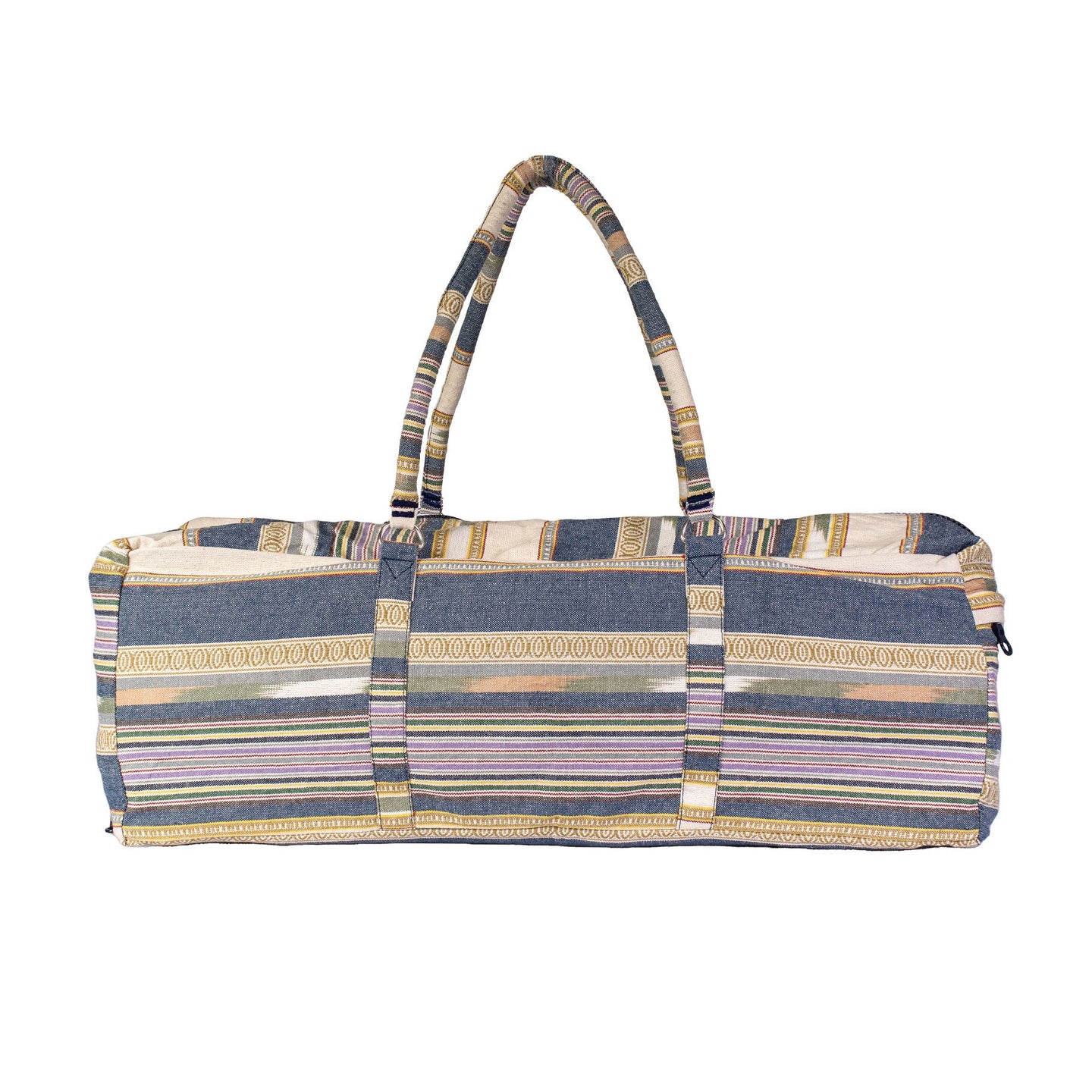 Yoga Mad Striped Powerloom Yoga Kit Bag Blue - Pink