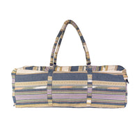 Yoga Mad Striped Powerloom Yoga Kit Bag Blue - Pink
