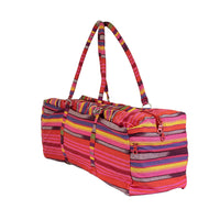 Yoga Mad Striped Powerloom Yoga Kit Bag Blue - Pink