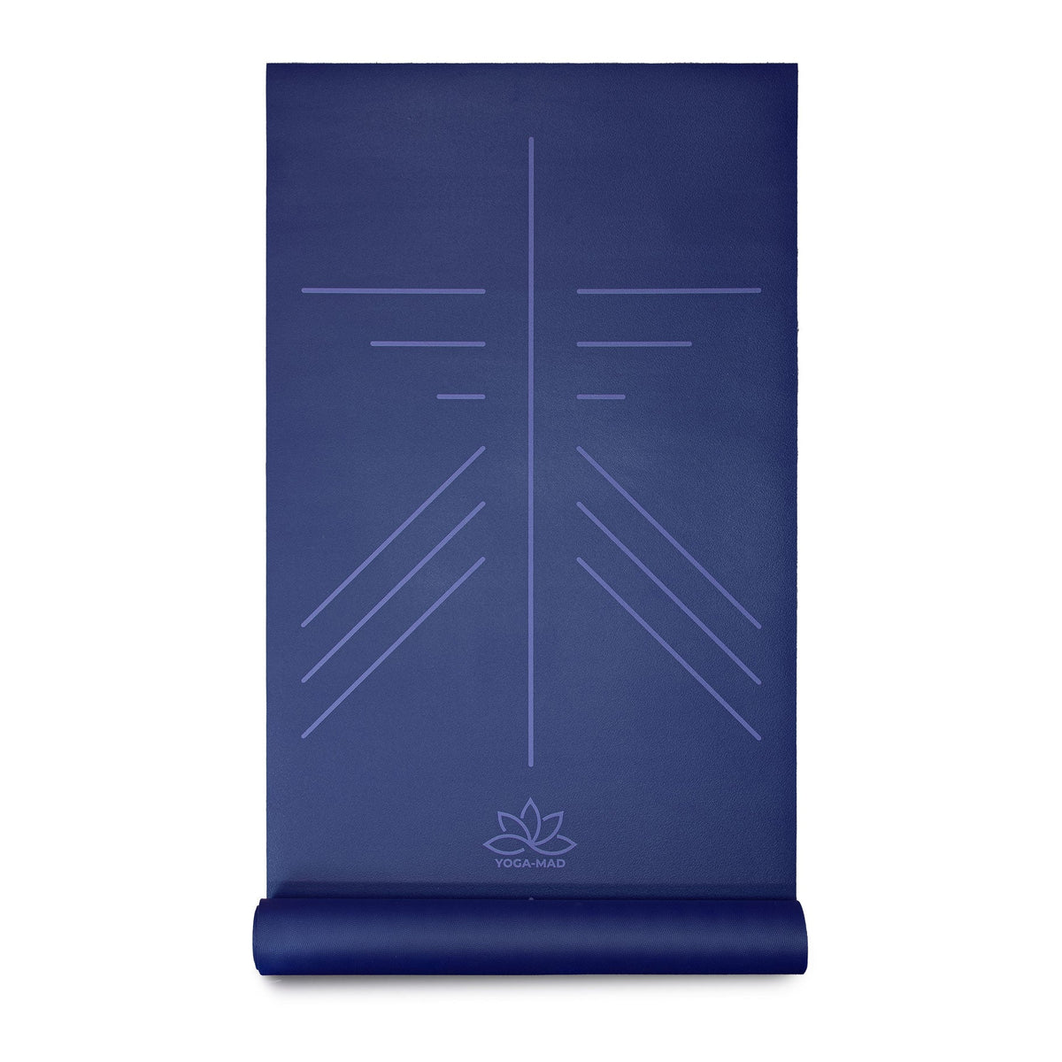 SureGrip Eco Alignment Yoga Mat - 4mm - Blue - Studio Accessories
