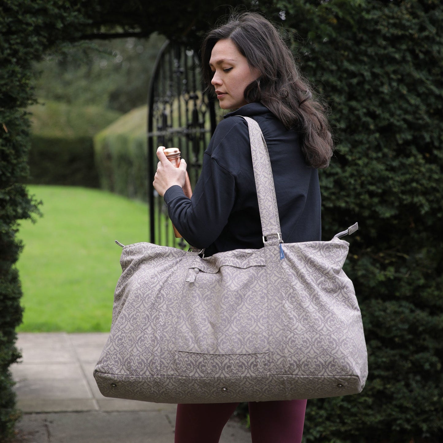 Yoga Mad The Weekender Yoga Bag in Grey - Studio Accessories